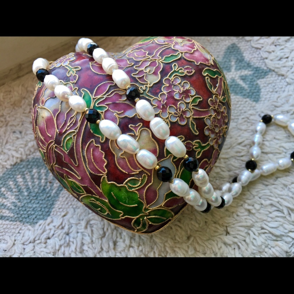 Genuine PEARLS & Crystals Vintage Bride Classic ❤️